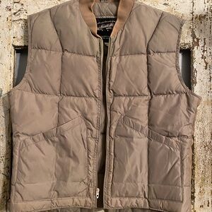 Vintage Alaska Sleeping Bag Company Men's Brown Puffer Vest